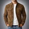 Jasper | Suede Jacket Men Classic Pocket