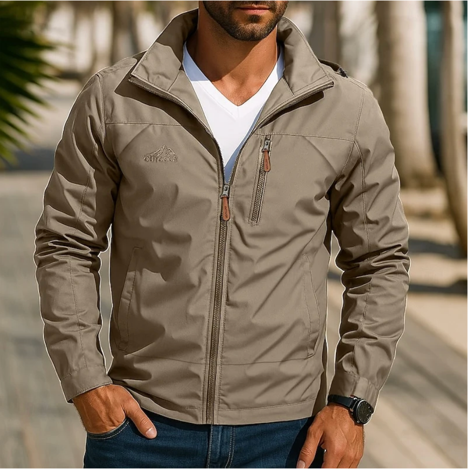 Weston | Windbreaker Jacket Men Water-Resistant