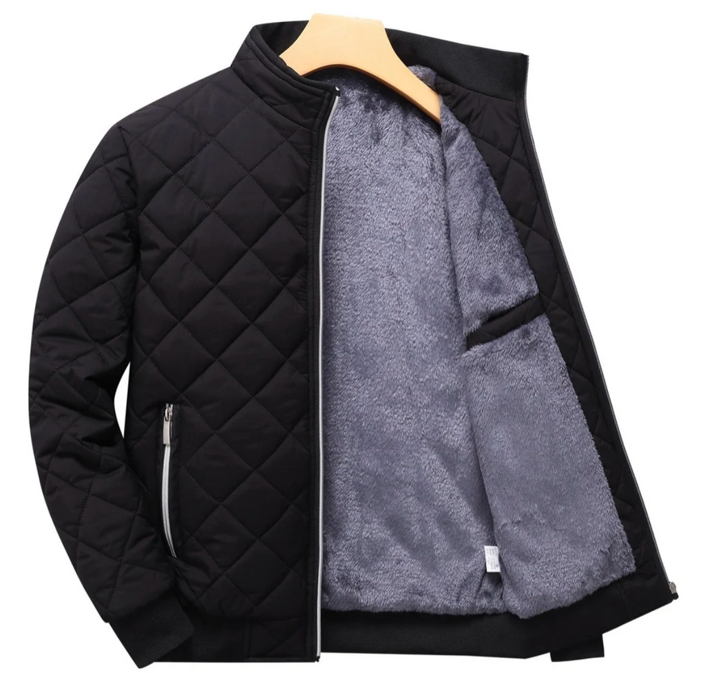 Cassius | Bomber Jacket Men Quilted Diamond