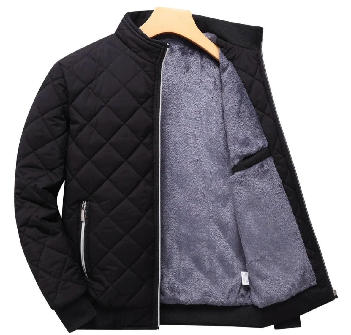 Cassius | Bomber Jacket Men Quilted Diamond