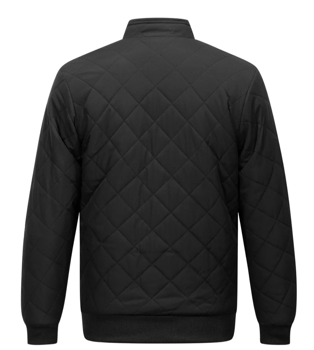 Cassius | Bomber Jacket Men Quilted Diamond