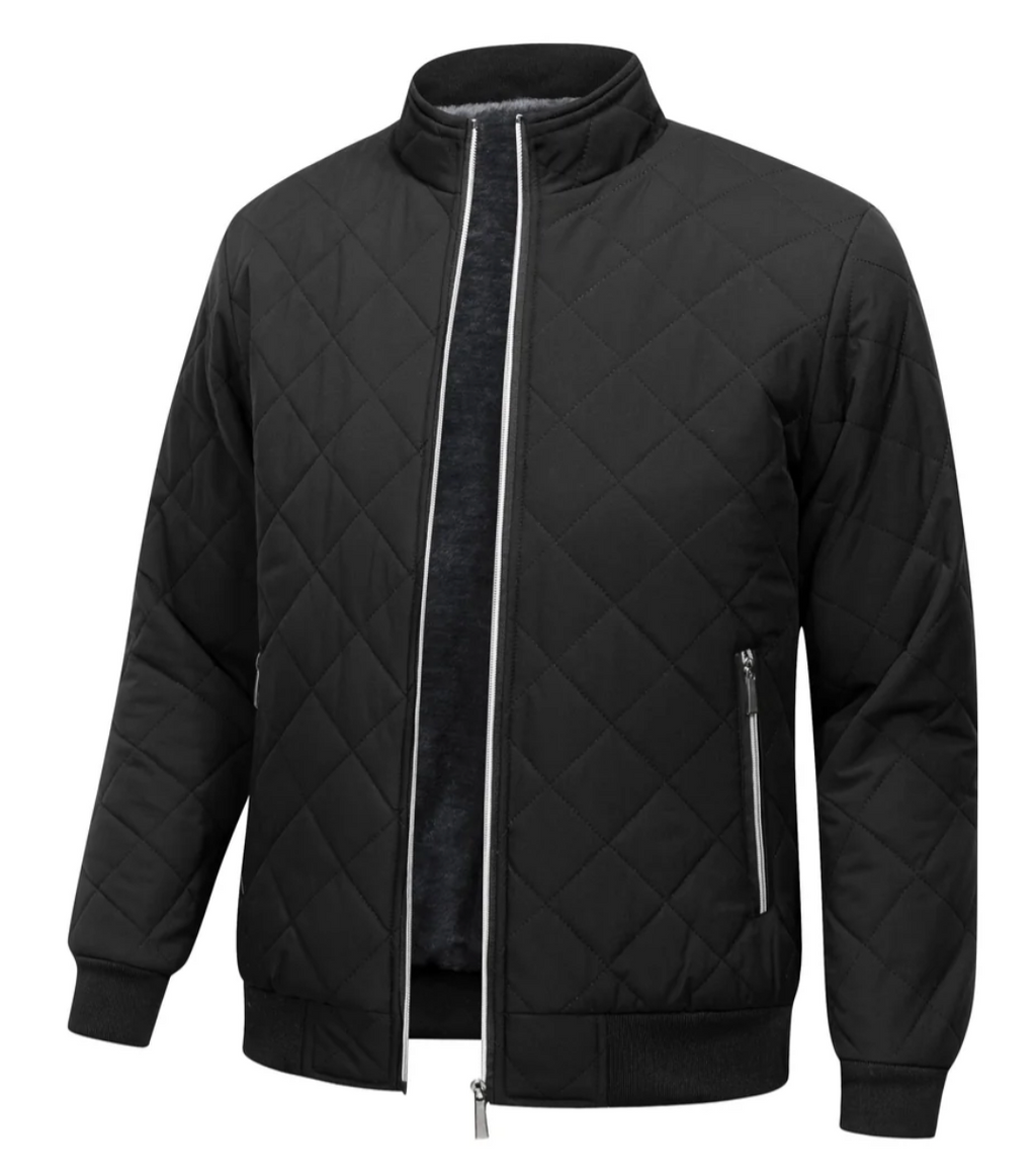 Cassius | Bomber Jacket Men Quilted Diamond