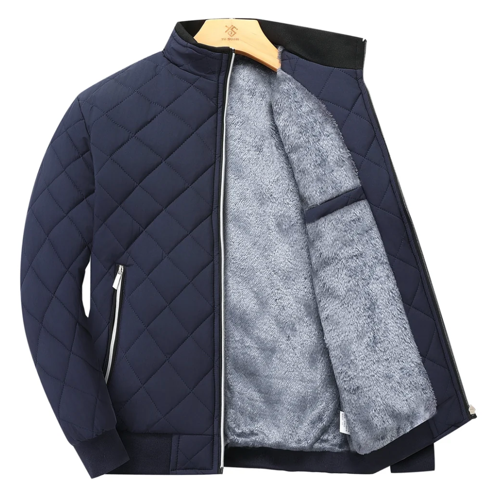 Cassius | Bomber Jacket Men Quilted Diamond