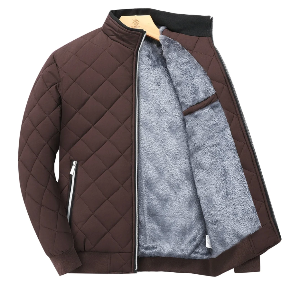 Cassius | Bomber Jacket Men Quilted Diamond