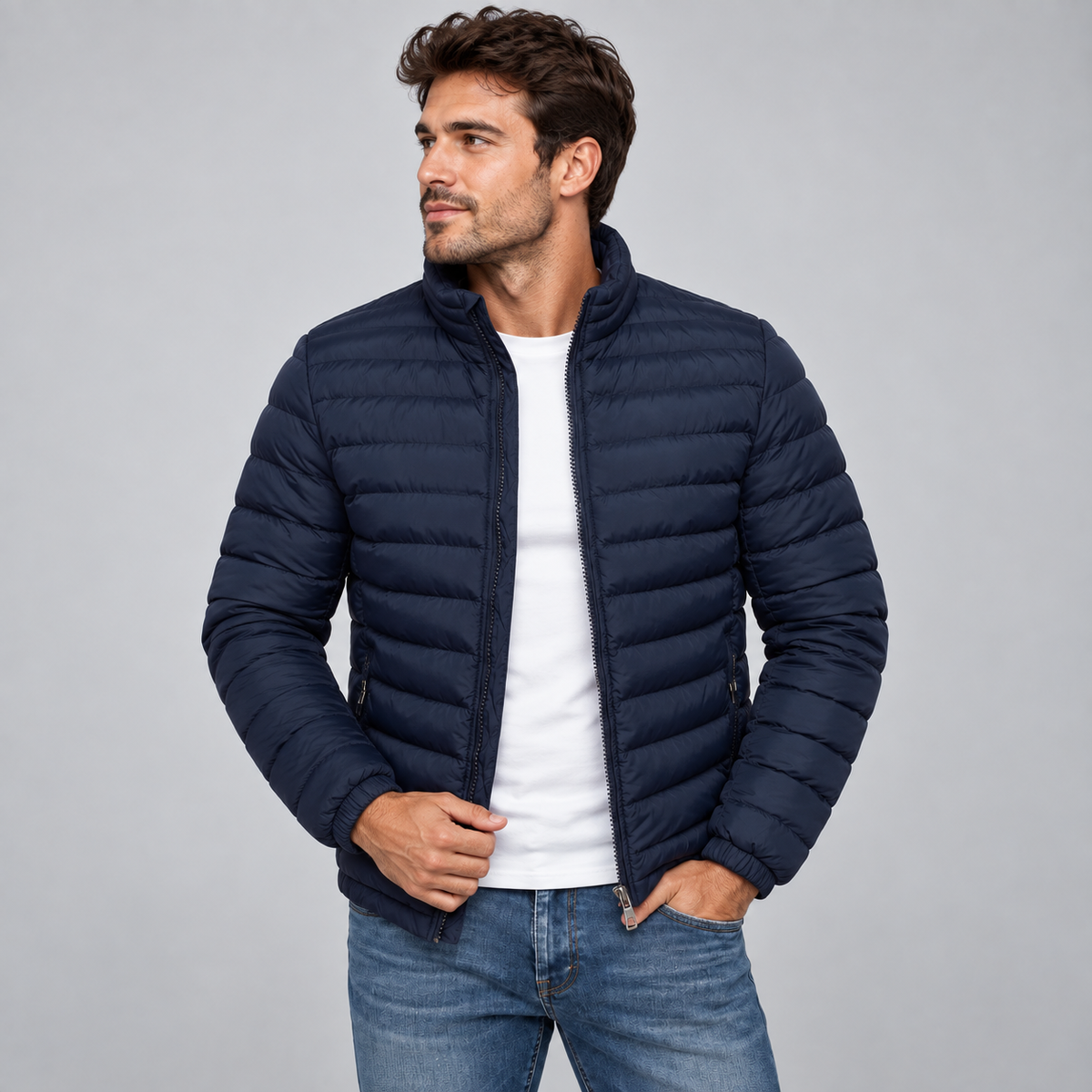 Ronan - Refined Puffer Jacket Men Quilted Everyday Style