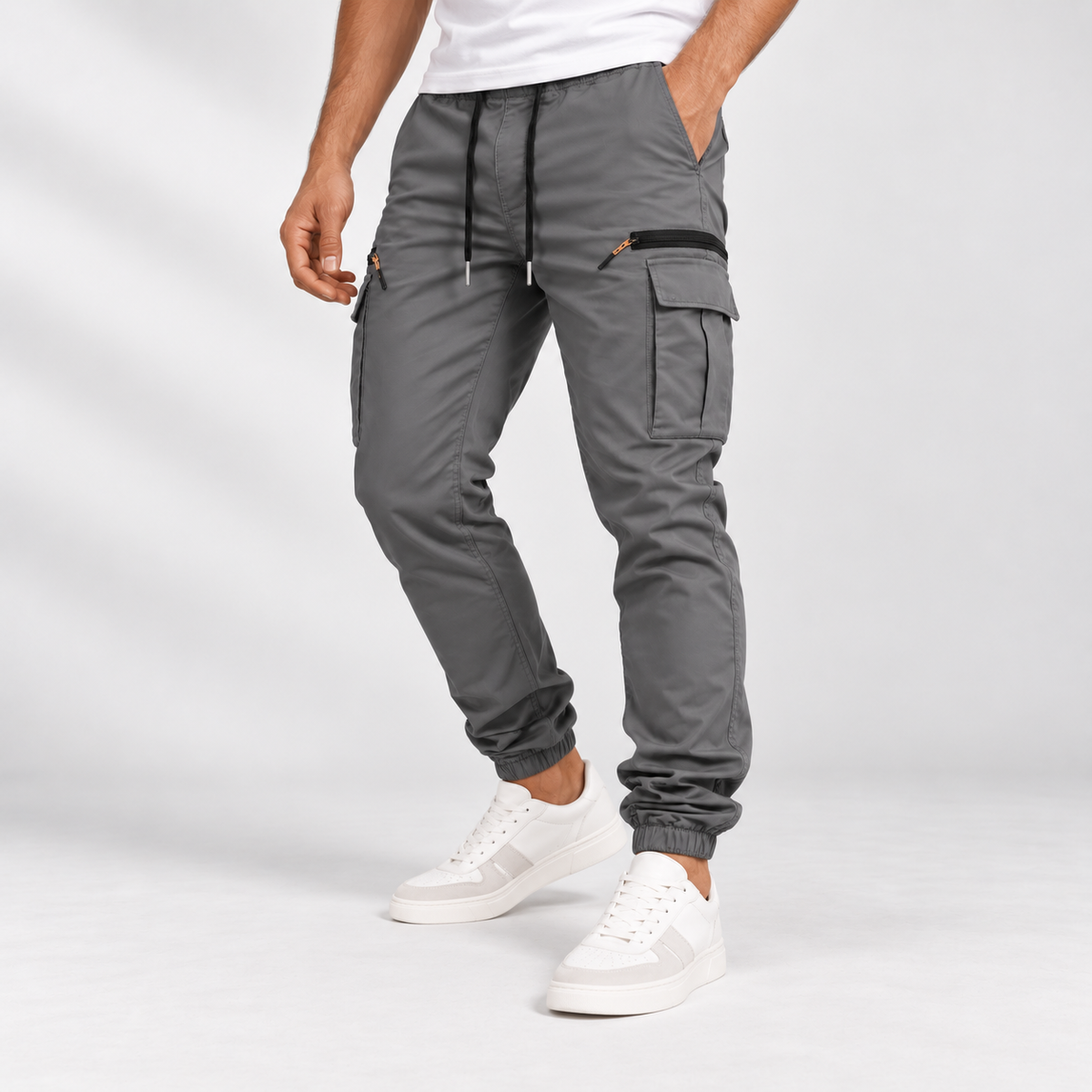 Henrik - Men's Tracksuit Bottoms with Stretch Tapered Fit