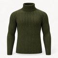 Lawson | Mens Ribbed Jumper High Neck Knitted Pullover
