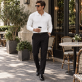 Winston | Mens Knitted Jumper Ribbed Collar