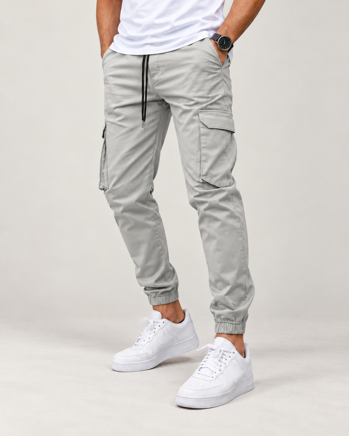 Reeve - Men's Cargo Trousers Slim Fit