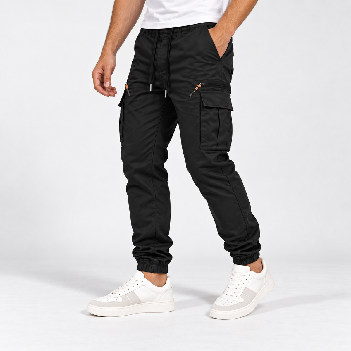 Henrik - Men's Tracksuit Bottoms with Stretch Tapered Fit