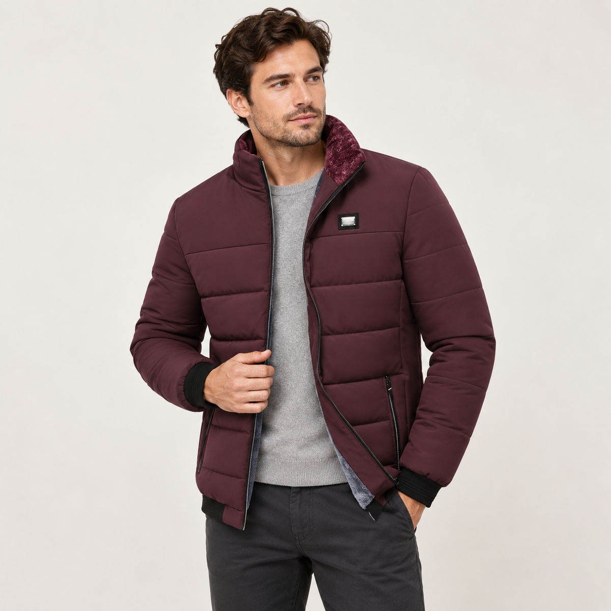 Ivar - Quilted Winter Puffer Jacket Men's