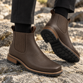 Rhett - Sophisticated Men's Brown Western Chelsea Boots
