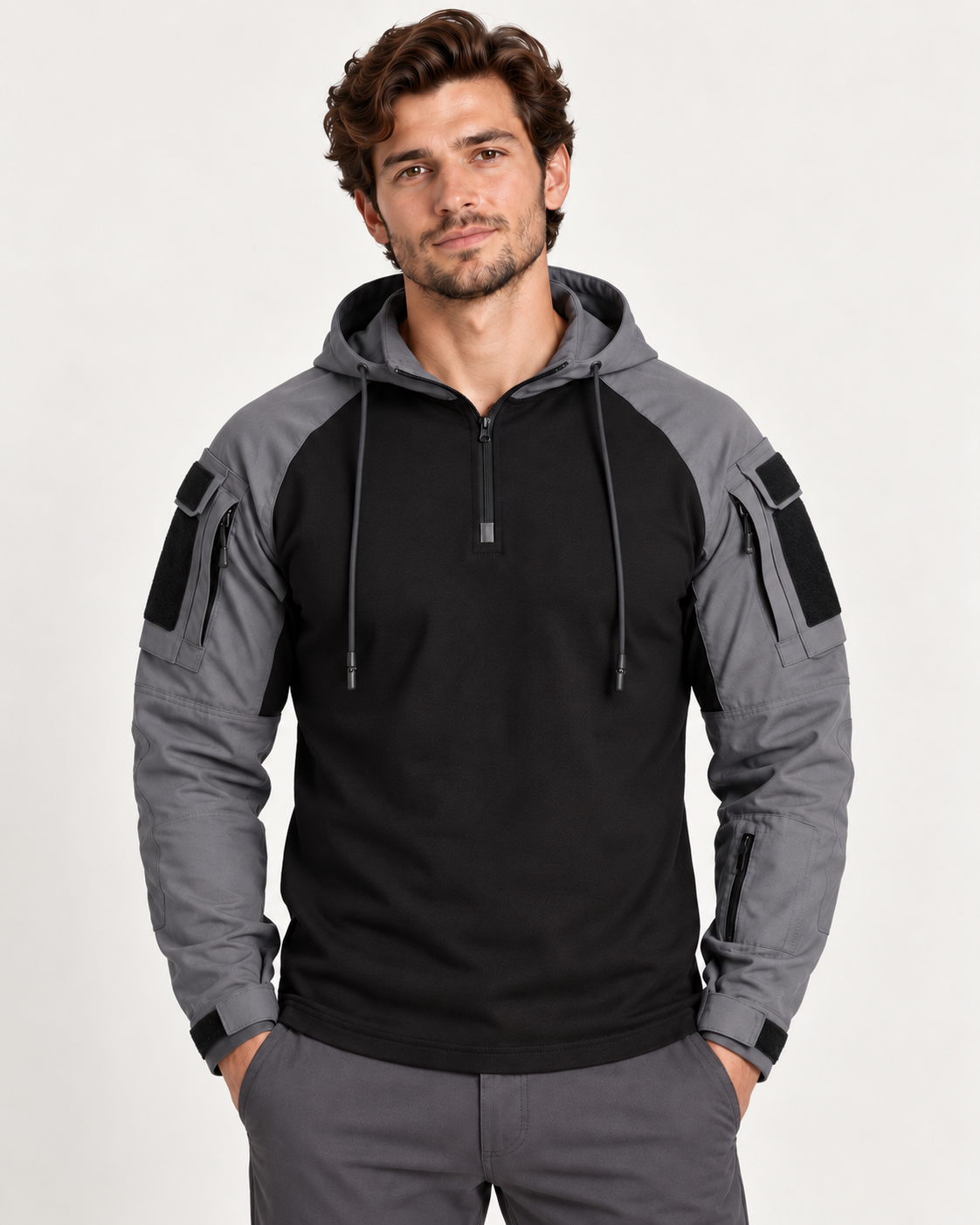 Roscoe | Mens Hoodie Slim Fit Utility Pullover