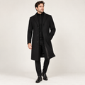Thierry - Classic Men's Overcoat Black