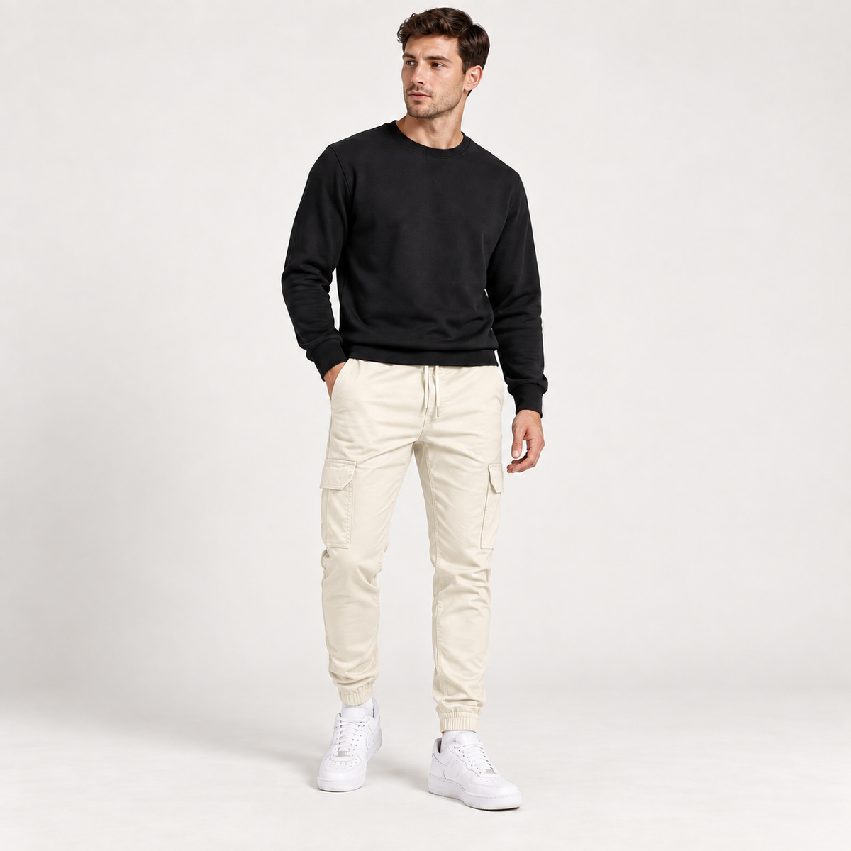 Nikolai - Tie-Waist Men's Cargo Pants