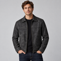 Dante | Distressed Zip Leather Jacket