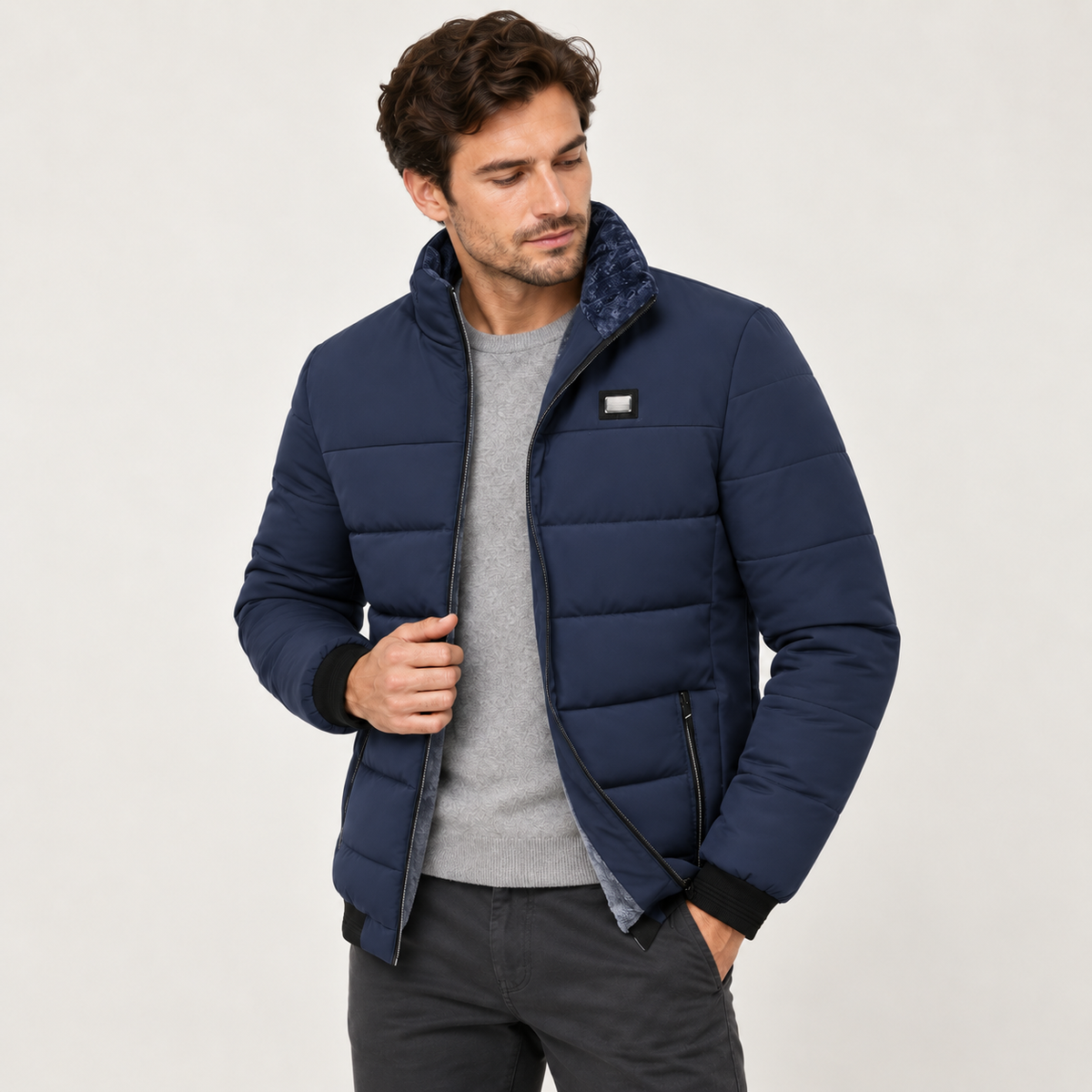 Ivar - Quilted Winter Puffer Jacket Men's