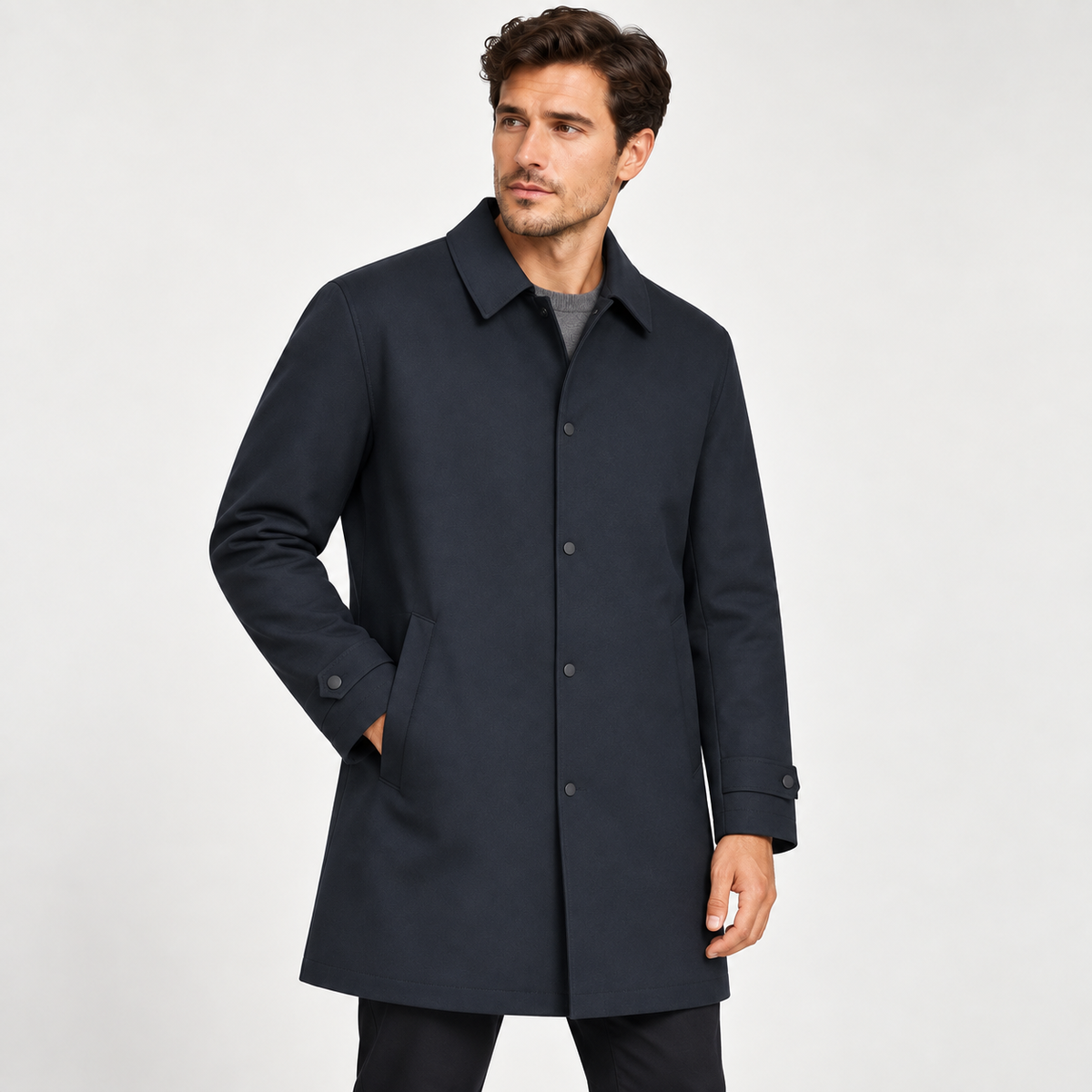 Everett - Insulated Trench Coat Men