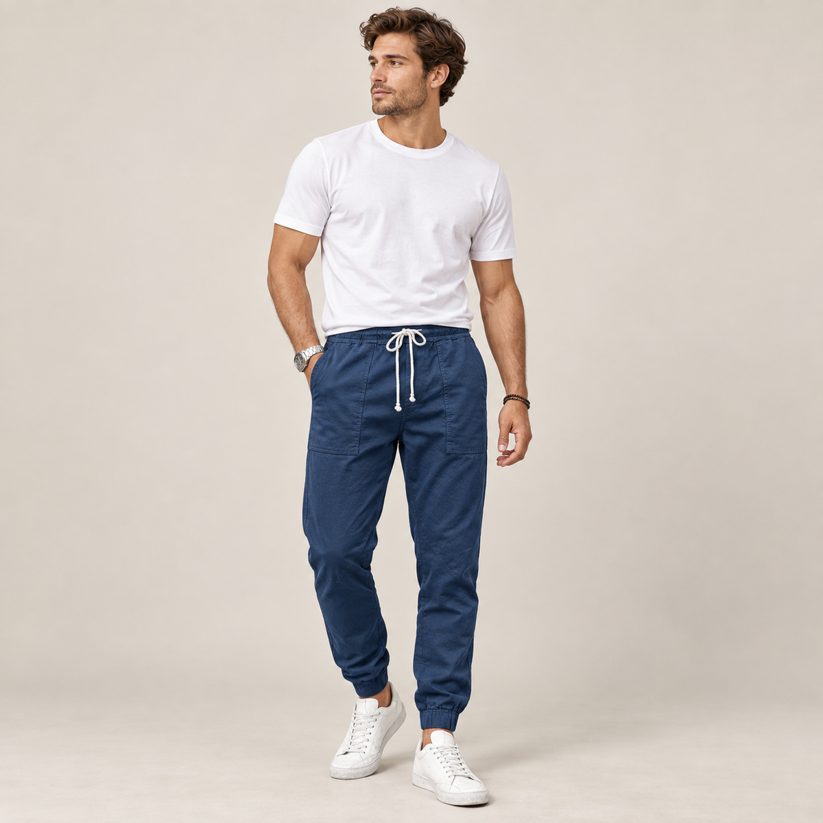 Adrien - Men's Tracksuit Bottoms Slim Fit Joggers