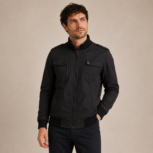Anton - Stand Collar Harrington Jacket