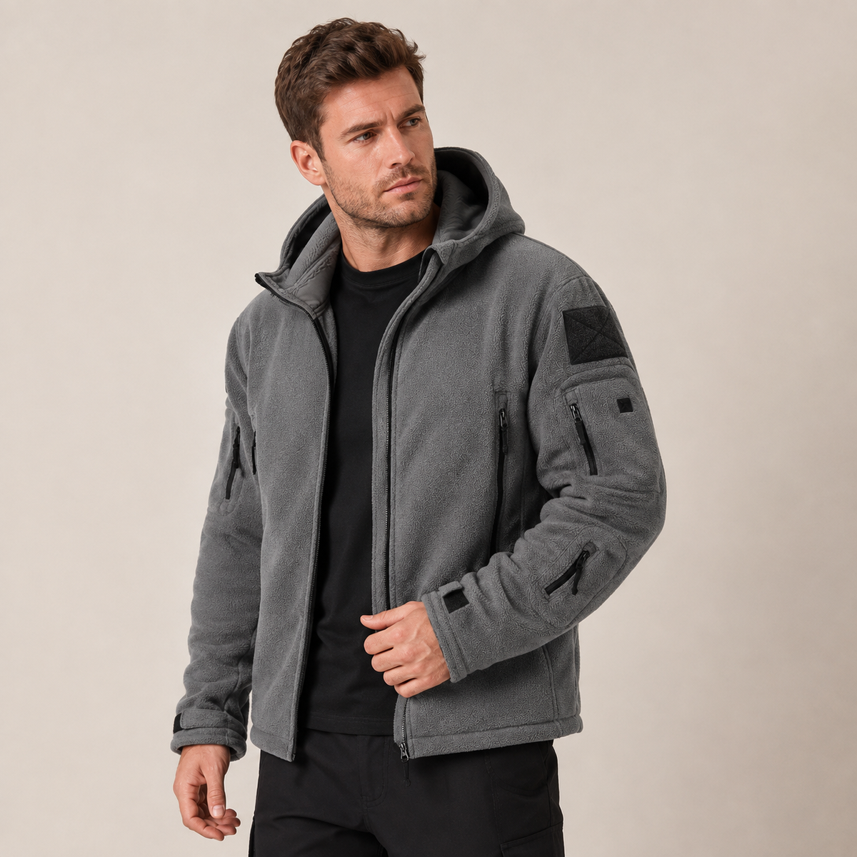 Jasper - Utility Fleece Jacket for Men