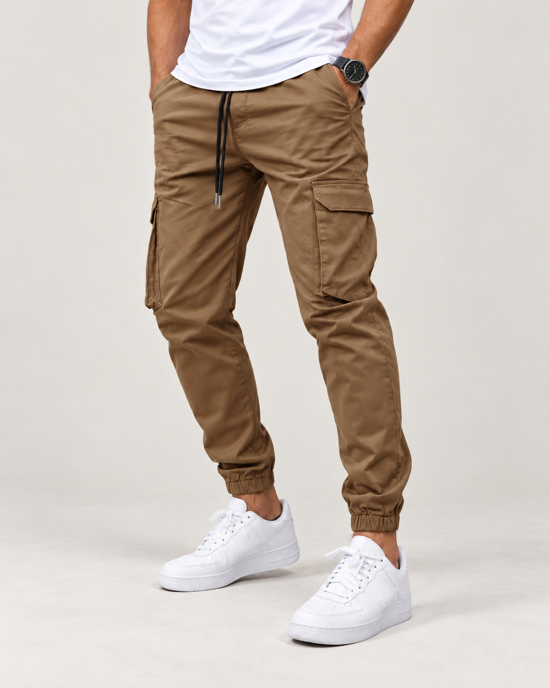 Reeve - Men's Cargo Trousers Slim Fit
