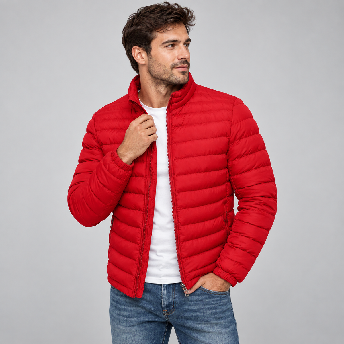 Ronan - Refined Puffer Jacket Men Quilted Everyday Style