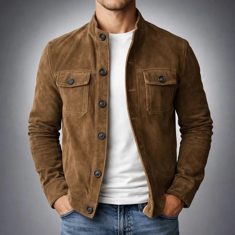 Marlow | Suede Shirt Jacket